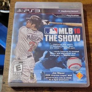 Sony MLB 10 The Show for PS3 - Red and Blue Cover